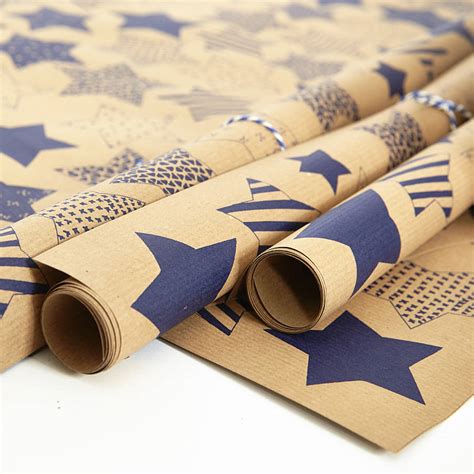 blue and brown wrapping paper
